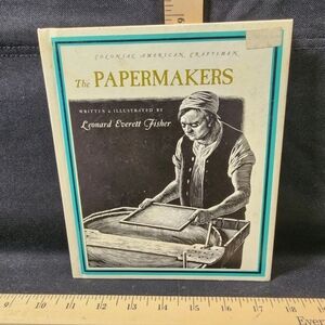 The Papermakers FISHER Colonial American Craftsmen Series Hardcover Book Used